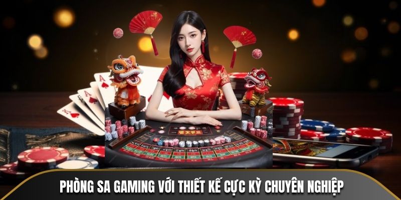 Phòng SA Gaming với thiết kế cực kỳ chuyên nghiệp