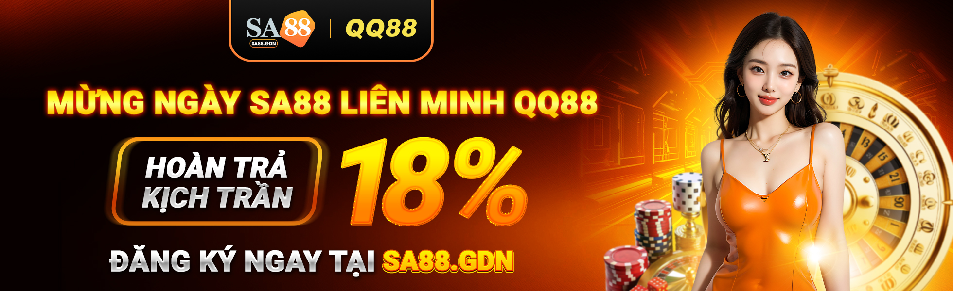 Hoàn trả kịch trần 18% cùng nền tảng