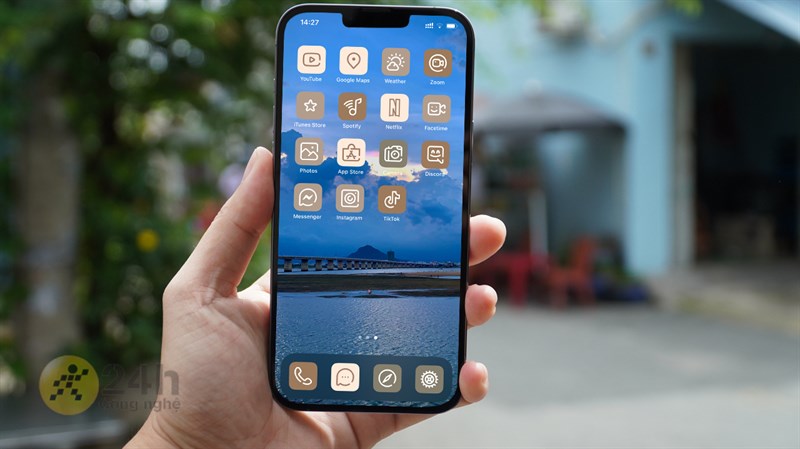 Giao diện dễ sử dụng khi cài đặt trên thiết bị iOS